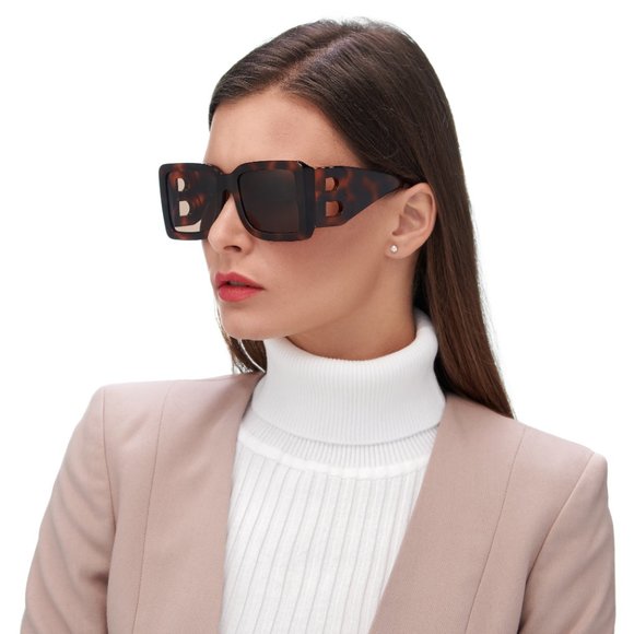 💯 NEW BURBERRY BE4312 331673 HAVANA BROWN SUNGLASSES - Picture 3 of 11